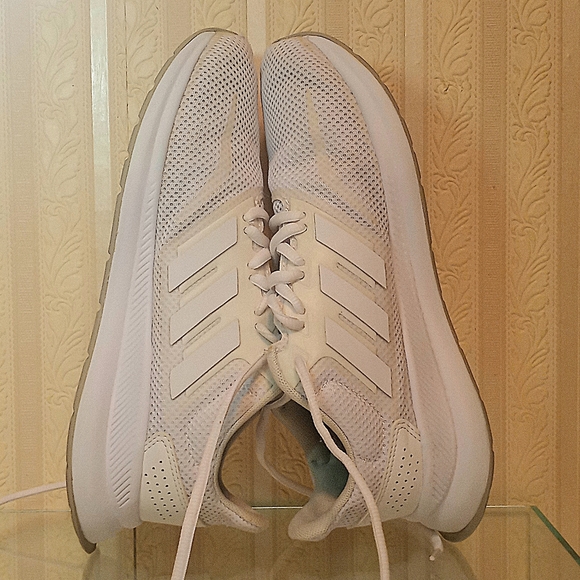 Adidas Cloud White Runfalcon Mesh Sneakers Size 5 - Picture 4 of 11